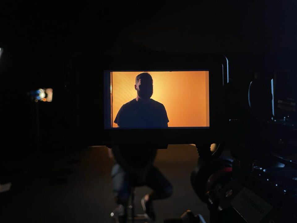 Professional video filming on set showcasing behind-the-scenes at Film Division, capturing creative filmmaking processes.