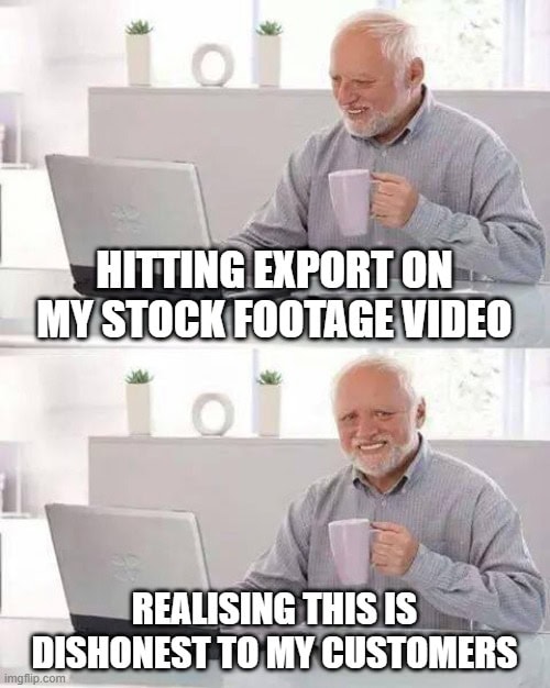 Stock footage video export achievement celebration, senior man with laptop and coffee, film production success.